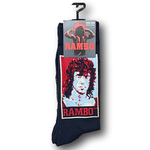 3/$20 Rambo Funny Novelty Crew Socks - NWT